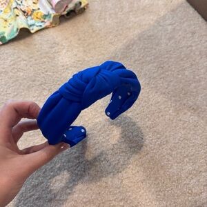 Lele Sadoughi Neoprene Headband Royal Blue